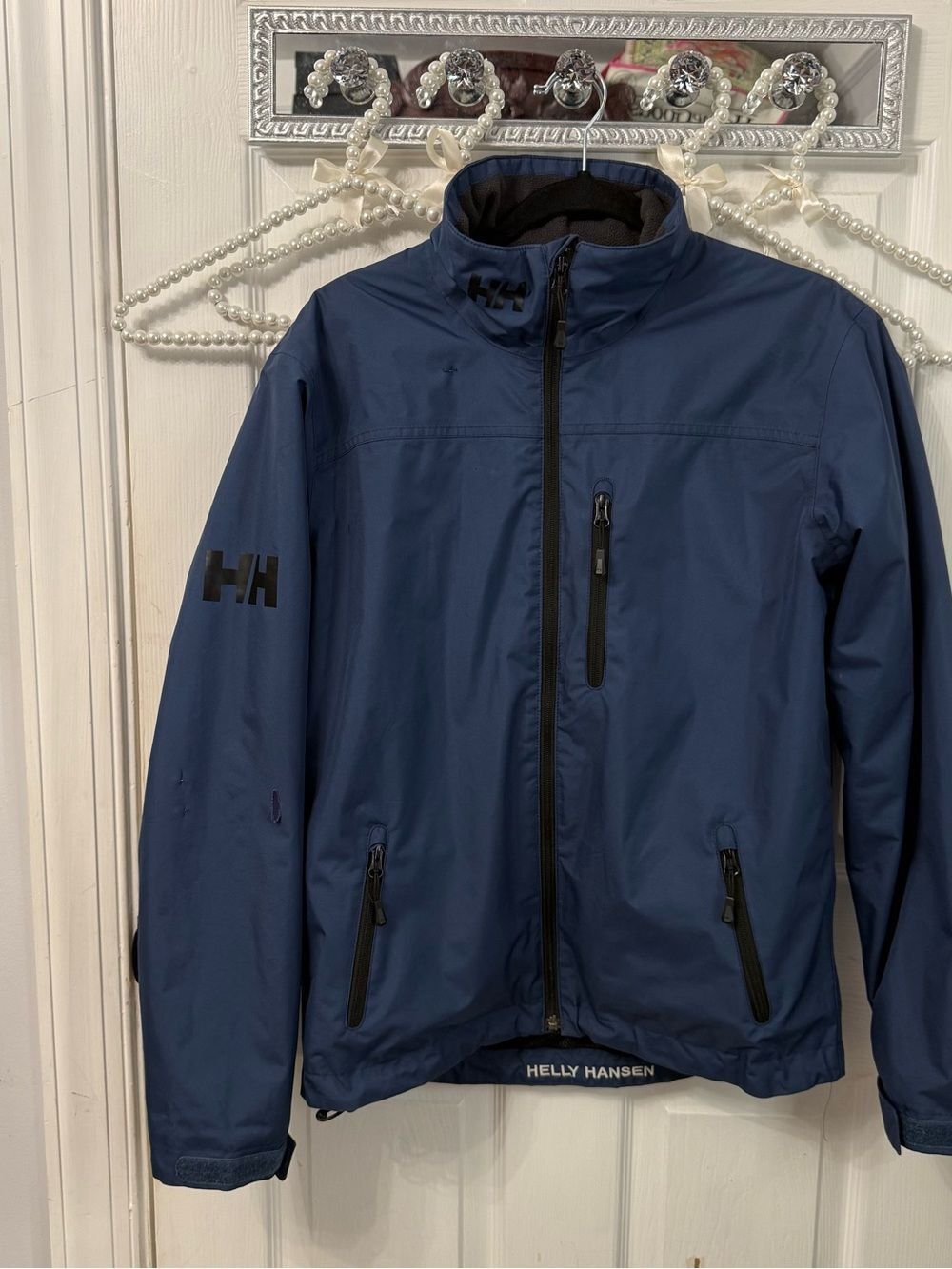 Helly Hansen Men’s Navy Waterproof Softshell Raincoat